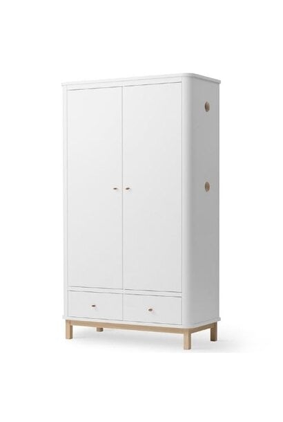 Oliver Furniture Wardrobe 2 doors white-oak | kledingkast