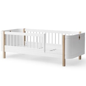 Oliver Furniture Mini+ junior bed 68x162cm white-oak  | kinderbed