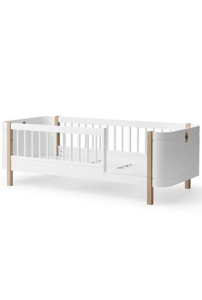 Oliver Furniture Mini+ junior bed 68x162cm white-oak  | kinderbed