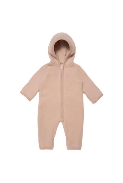 Huttelihut Pram Suit Cotton Fleece Dusty Rose | pilotenpak