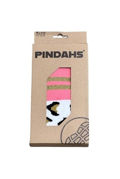 Pindahs hockeysocks Jasmijn leo pink | hockeysokken