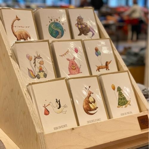 Juulz kaartje 'welkom op de wereld' wereldbol | wenskaart-4