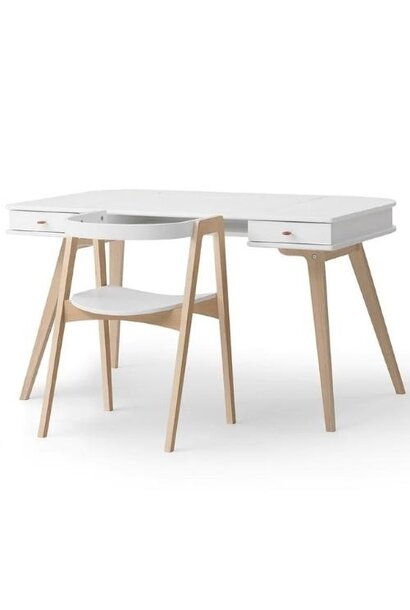 Oliver Furniture Desk & armchair set white-oak 72,6 cm | bureau