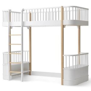 Oliver Furniture Wood Original loft bed 90x200 cm white-oak | hoogslaper
