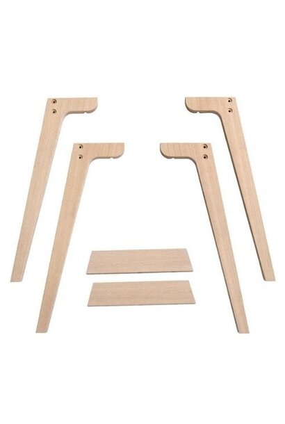 Oliver Furniture Additional legs for desk 041011 oak | conversion kit