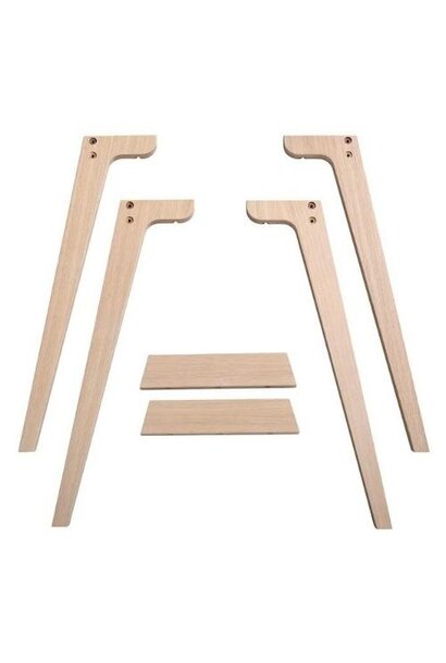 Oliver Furniture Additional legs for desk 041010 oak  | conversion kit