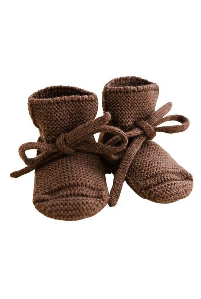 Hvid original booties mocha | slofjes