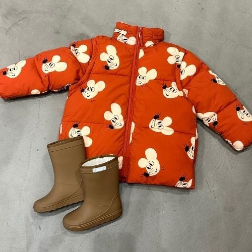 Bobo Choses winterjas mouse print