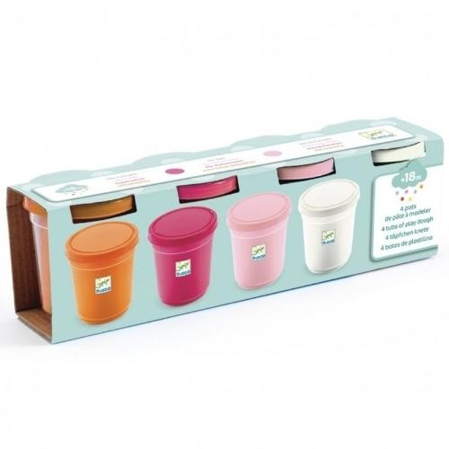 Djeco boetseerklei ''Sweet'' 4 potjes | kinderklei-1