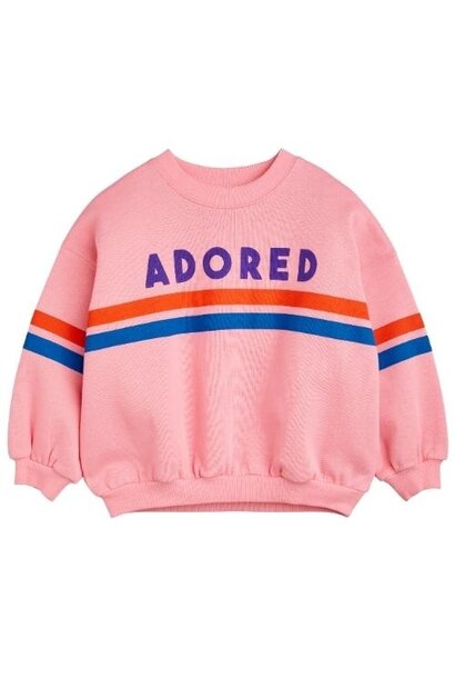 Mini Rodini Adored sp sweatshirt Pink | trui