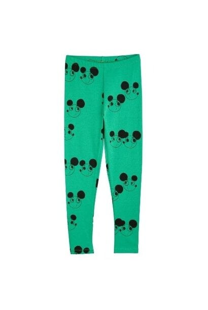 Mini Rodini Ritzrats aop leggings Green | broek