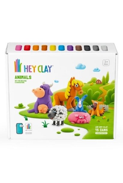 Hey Clay animals - 15 cans | boetseerklei