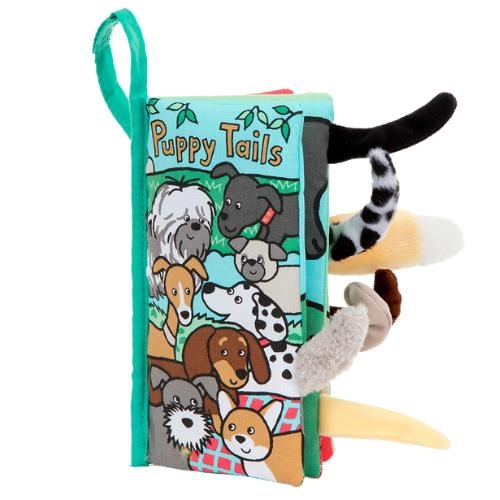 Jellycat Puppy Tails Activity Book | kijk- en voelboekje-1