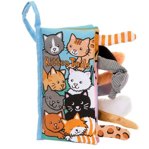 Jellycat Kitten Tails Activity Book | kijk- en voelboekje-1