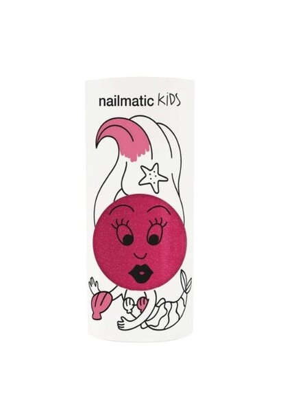Nailmatic kids nail polish Sissi pink glitter | kindernagellak