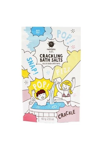 Nailmatic kids crackling bath salts blue | knetterend badzout