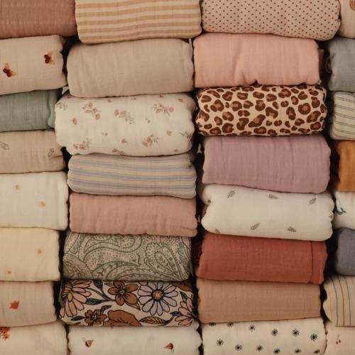 Mushie Swaddle Butterflies | hydrofiele doek-5