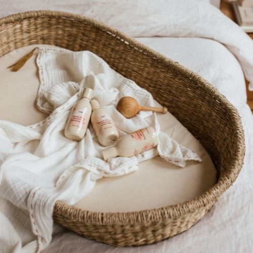 Kenko skincare baby olie en wasgel | Labels for little ones