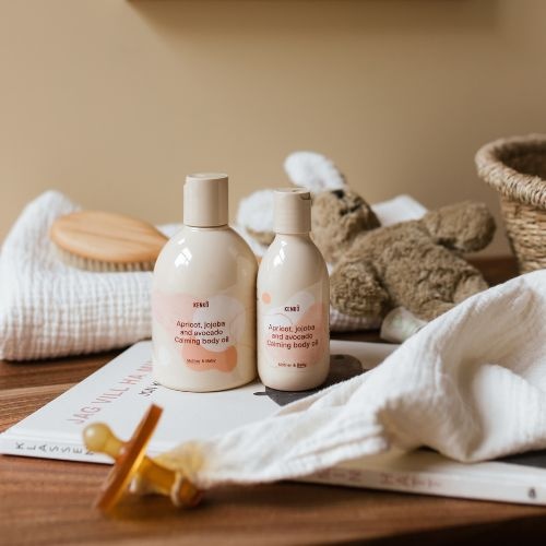 Kenko skincare bath oil mother and baby | Labels for Little Ones