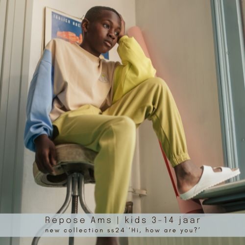 Repose Ams new collection ss24 | Labels for Little Ones