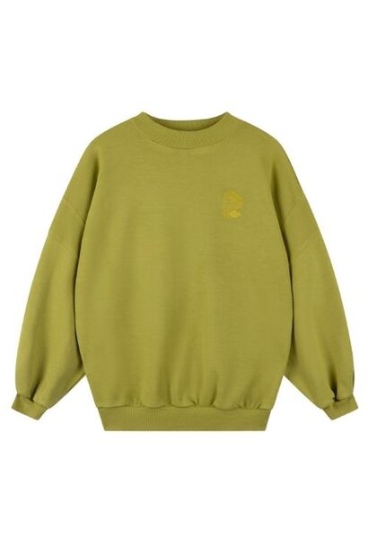 Repose ams crewneck sweater - golden green | trui