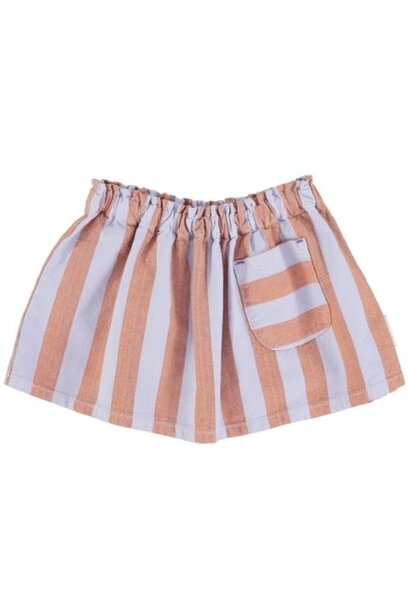 Piupiuchick short skirt orange & purple stripes | rok