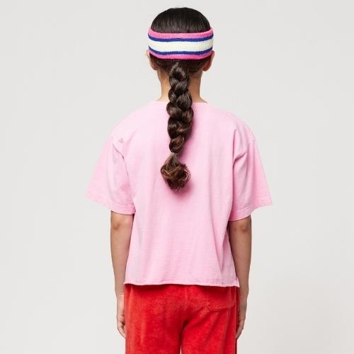 Bobo Choses bc pink t-shirt fuchsia | tee-3