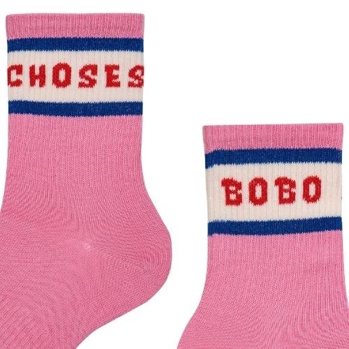 Bobo Choses short socks fuchsia | sokken-4