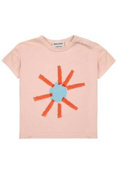 Bobo Choses baby sun t-shirt light pink | tee