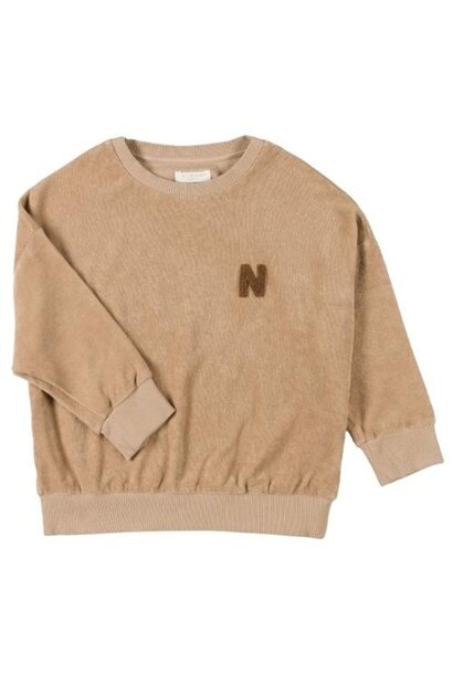 Nixnut Ol sweater biscuit | trui