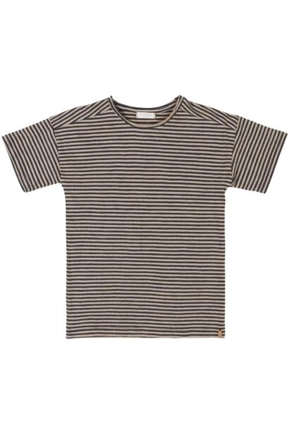 Nixnut Com tshirt night stripe | tee