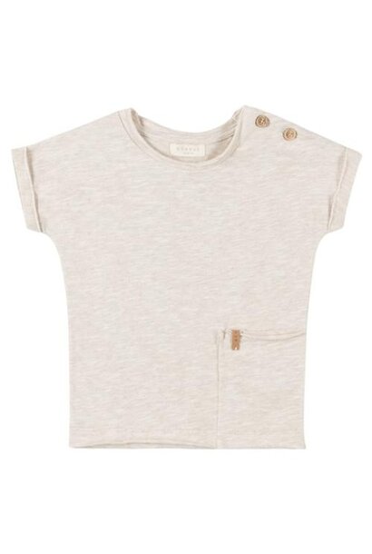 Nixnut T-shirt beige | tee