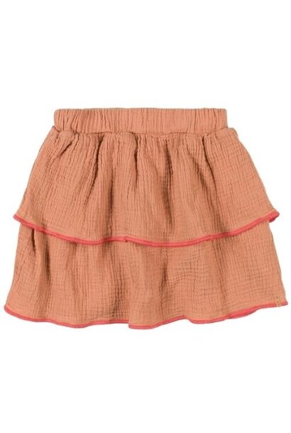 Nixnut Ply skirt peach | rok