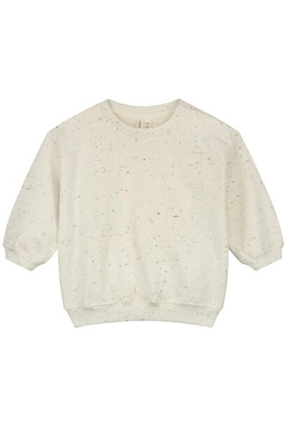 Gray Label baby dropped shoulder sweater sprinkles | trui