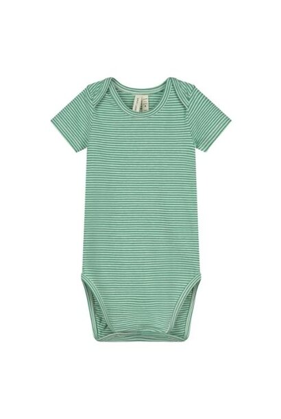 Gray Label baby onesie bright green - cream | romper