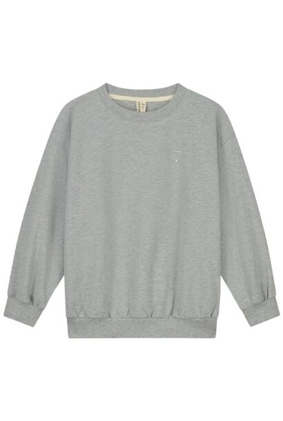 Gray Label dropped shoulder sweater grey melange | trui