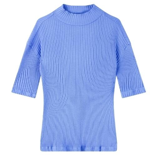 Repose ams turtle neck ss - lavender blue | tee-1