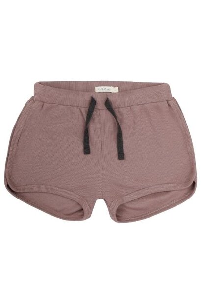 Phil&Phae Rib shorts soft amethyst | korte broek