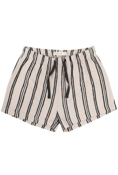 Phil&Phae Baby beach shorts textured stripes shell | korte broek