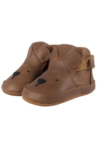 Donsje Morris Bear Cognac Classic Leather | baby schoenen