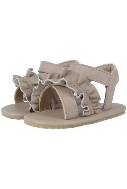 Donsje Miene Praline Leather | baby sandalen