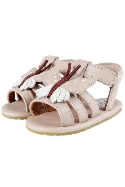 Donsje Tuti Sky Butterfly Powder Metallic Nubuck | baby sandalen