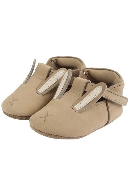 Donsje Spark Classic Bunny Taupe Nubuck | baby schoenen
