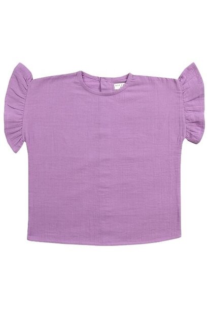 Petit Blush loua frill blouse english lavender | top