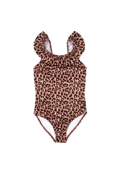 Petit Blush swimsuit wild leopard aop | badpak