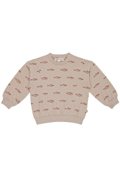 House of Jamie panel sweatshirt sardines | trui