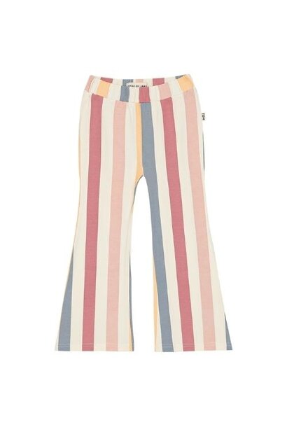 House of Jamie flared pants rainbow stripes | broek