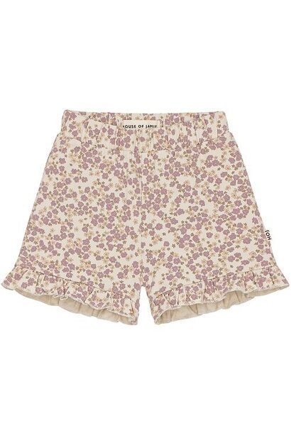 House of Jamie ruffled shorts lavender blossom | korte broek