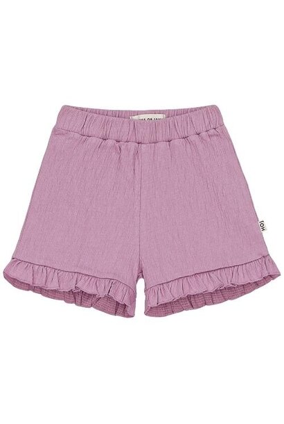 House of Jamie ruffled shorts lavender | korte broek