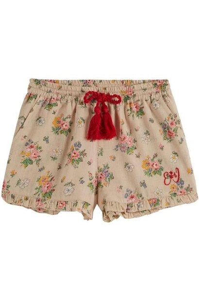 Emile et Ida shorts fleurs vintage floral | korte broek